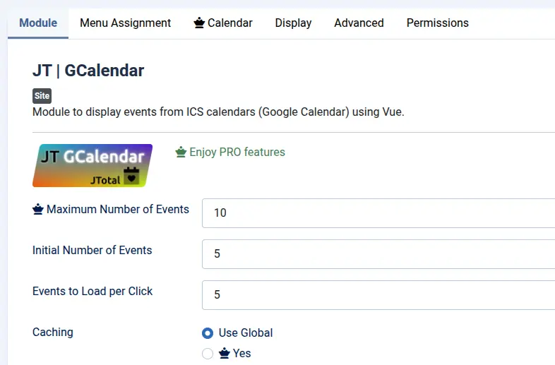 JT | GCalendar event modal