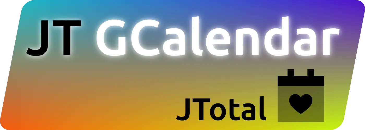 JT GCalendar Logo
